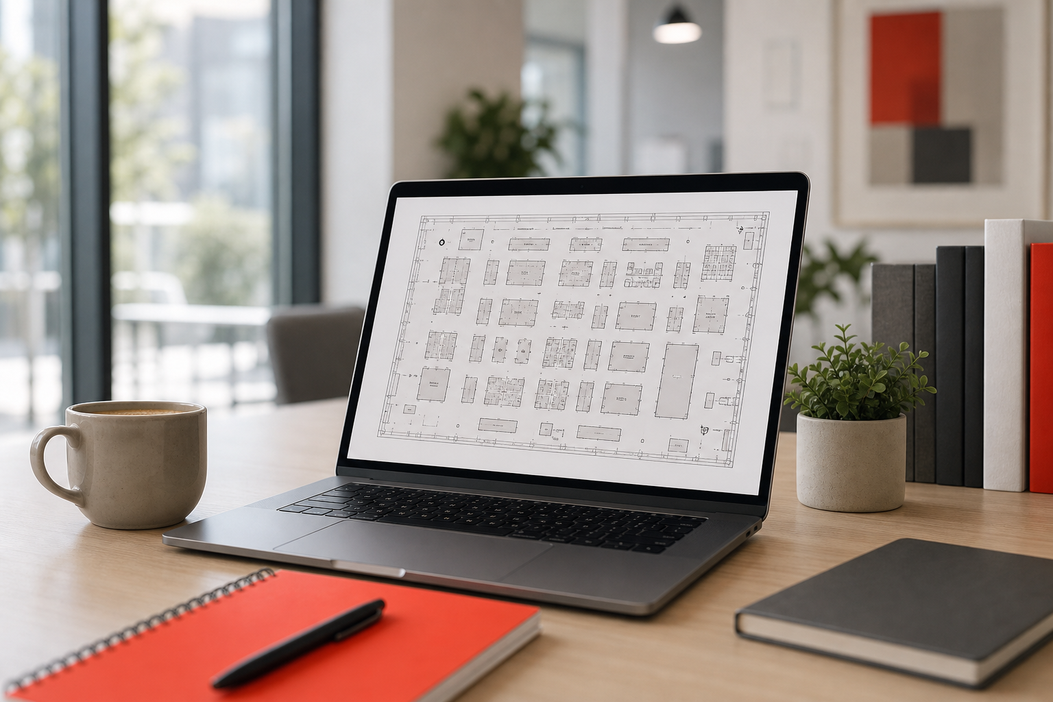 Editorial desk with exhibition planning materials — ExhibitionsVoice contact team